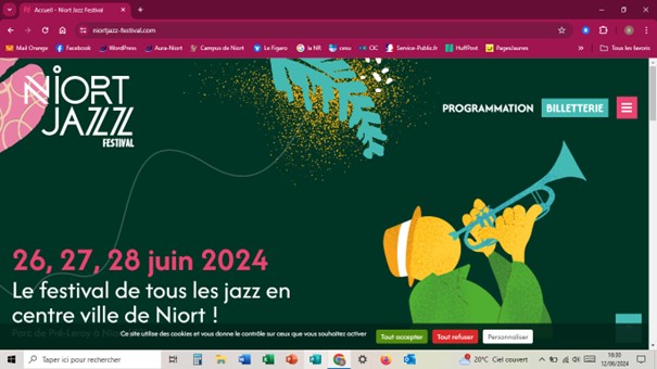 festival de jazz 2024 à Niort
